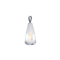 Lampe De Table Lutec Pepper Led Blanc, 1 Lumiere, Changeur De Couleurs
