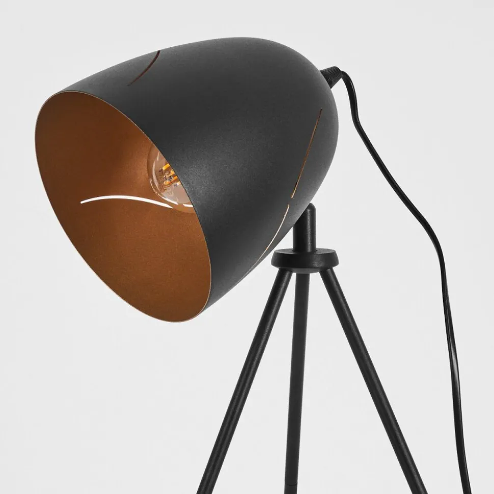 Lampe De Table Mickelsbo Noir, 1 Lumiere