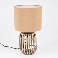 Lampe De Table Mongolei Ecru, 1 Lumiere