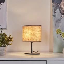 Lampe De Table Oilinki Noir, 1 Lumiere