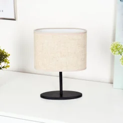 Lampe De Table Oilinki Noir, 1 Lumiere