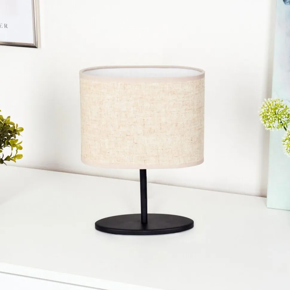 Lampe De Table Oilinki Noir, 1 Lumiere