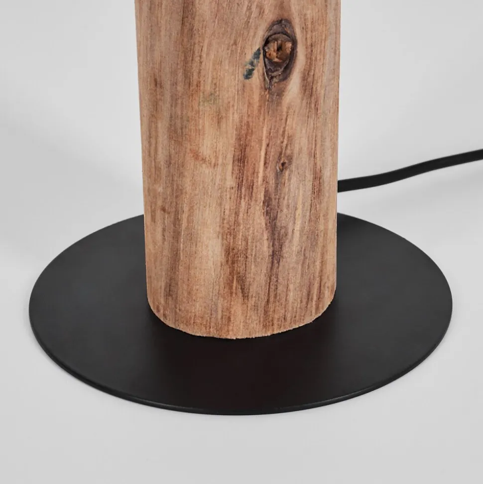 Lampe De Table Pozos Ecru, Noir, 1 Lumiere