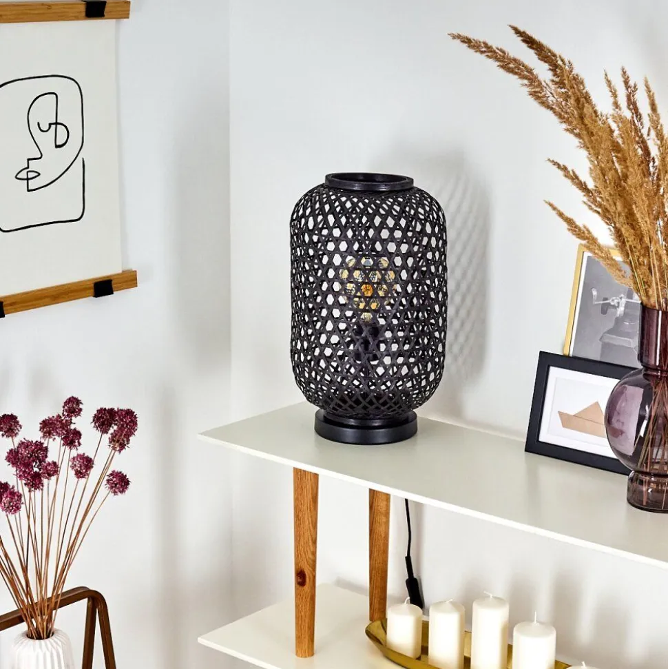 Lampe De Table Quinto Noir, 1 Lumiere