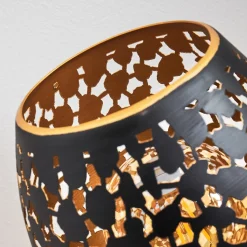Lampe De Table Saksborg Or, 1 Lumiere