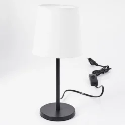 Lampe De Table Sikala Noir, 1 Lumiere
