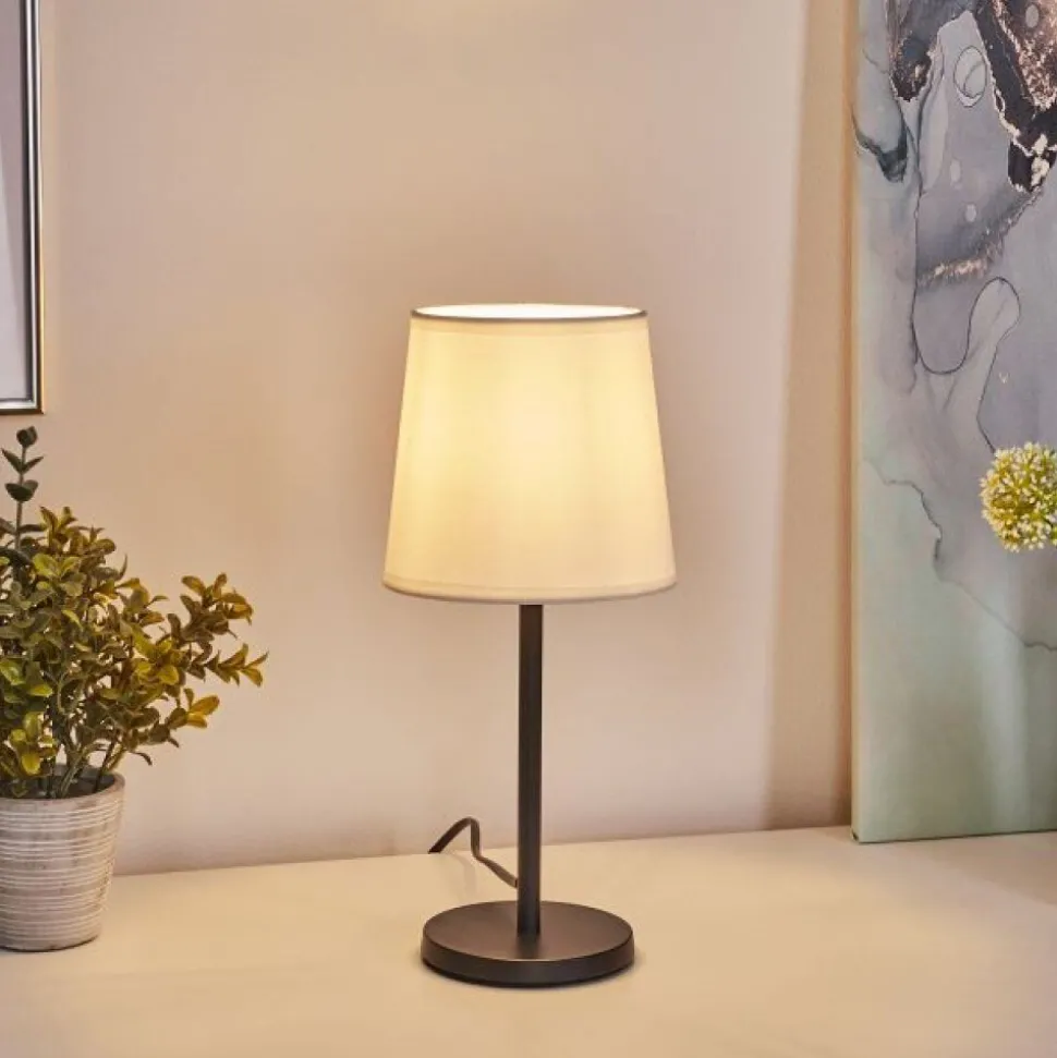 Lampe De Table Sikala Noir, 1 Lumiere