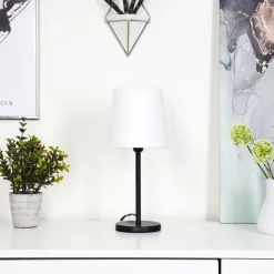 Lampe De Table Sikala Noir, 1 Lumiere