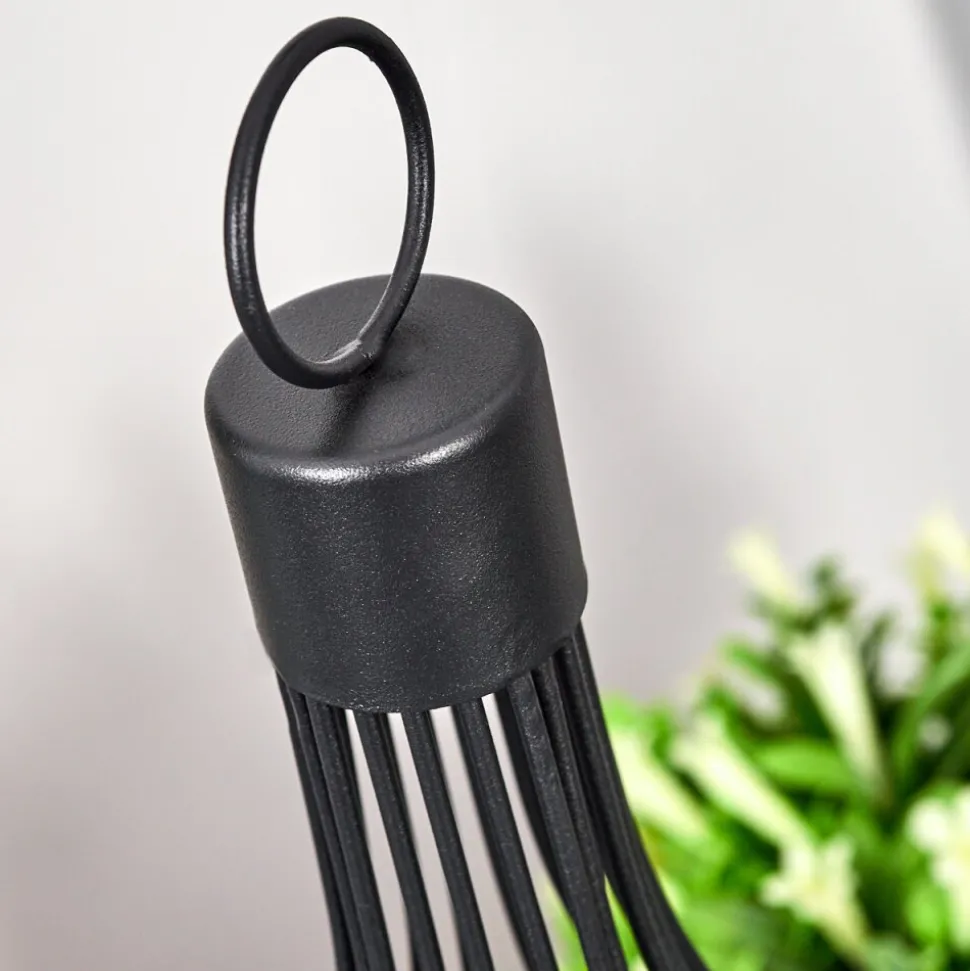 Lampe De Table Solairequillagua Led Noir, 1 Lumiere