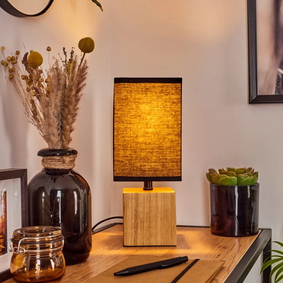 Lampe De Table Talco Ecru, 1 Lumiere