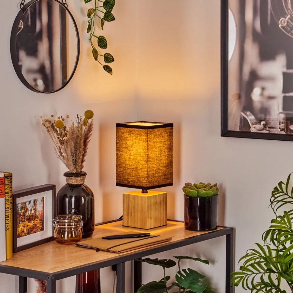 Lampe De Table Talco Ecru, 1 Lumiere