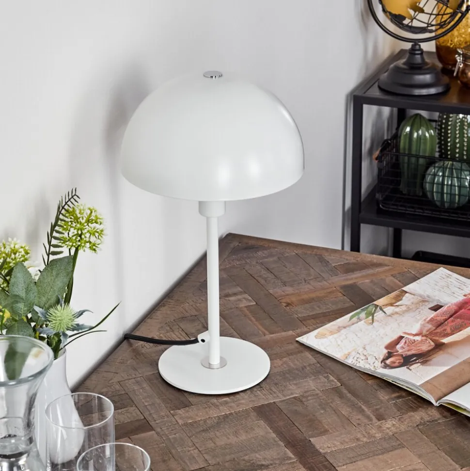 Lampe De Table Tati Blanc, 1 Lumiere