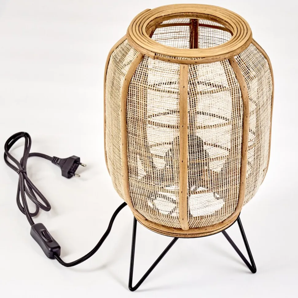 Lampe De Table Tebary Noir, 1 Lumiere