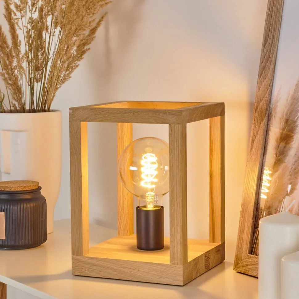 Lampe De Table Torreglia Brun, Noir, 1 Lumiere