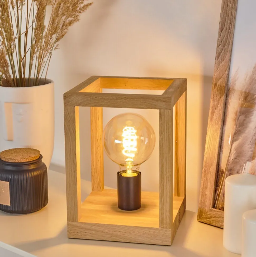 Lampe De Table Torreglia Brun, Noir, 1 Lumiere