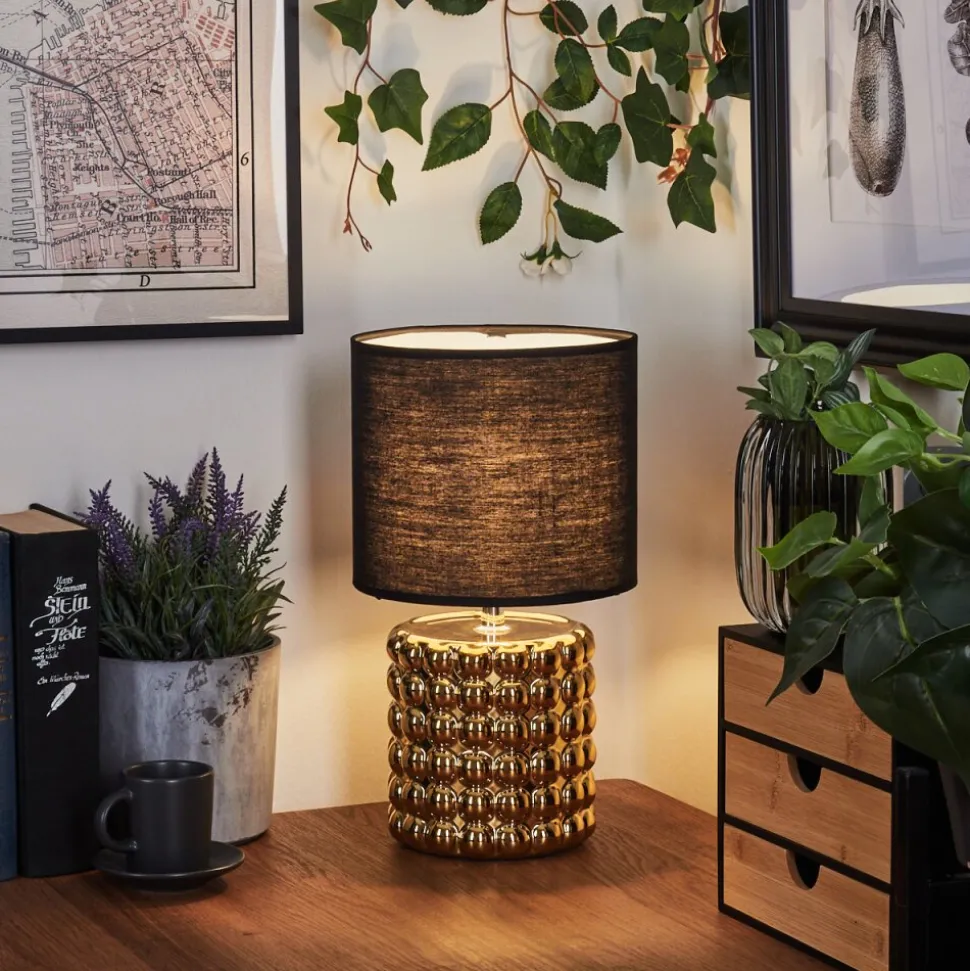 Lampe De Table Varam Or, 1 Lumiere