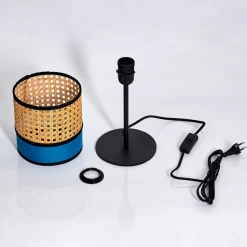 Lampe De Table Veenkloster Noir, 1 Lumiere