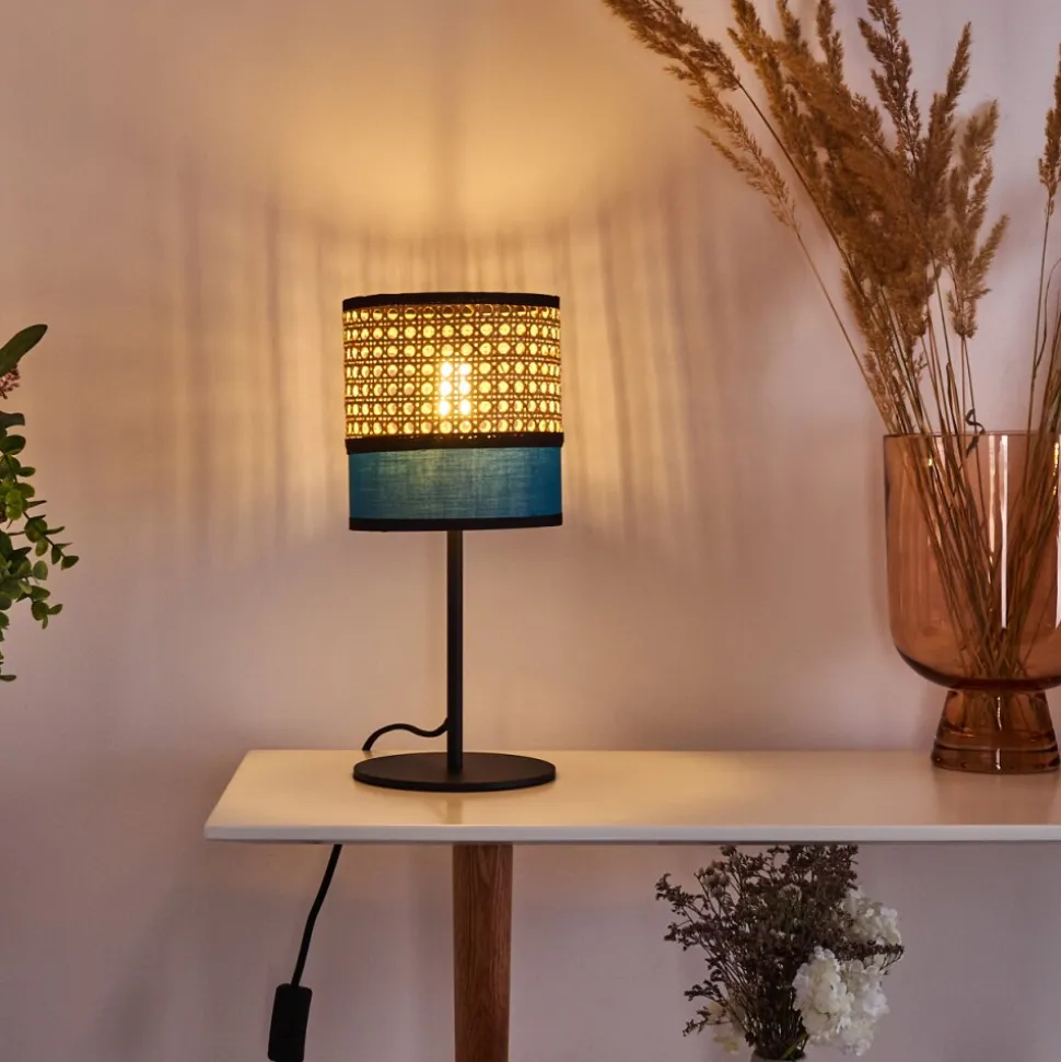 Lampe De Table Veenkloster Noir, 1 Lumiere