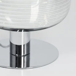 Lampe De Table Verasara Chrome, 1 Lumiere