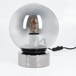 Lampe De Table Vilmar Chrome, 1 Lumiere