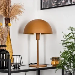 Lampe De Table Vivian Ocre, 1 Lumiere