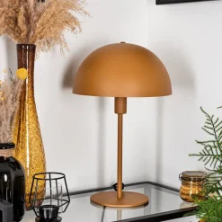 Lampe De Table Vivian Ocre, 1 Lumiere