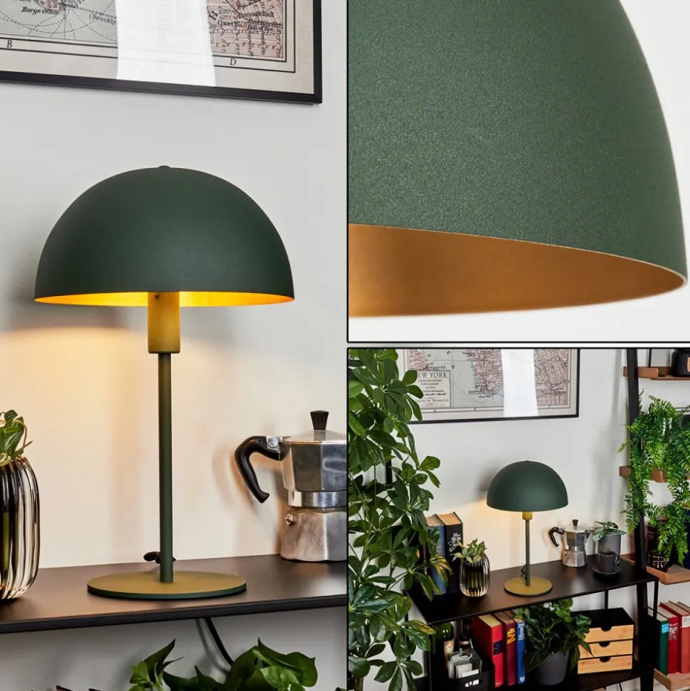 Lampe De Table Vivian Vert, 1 Lumiere