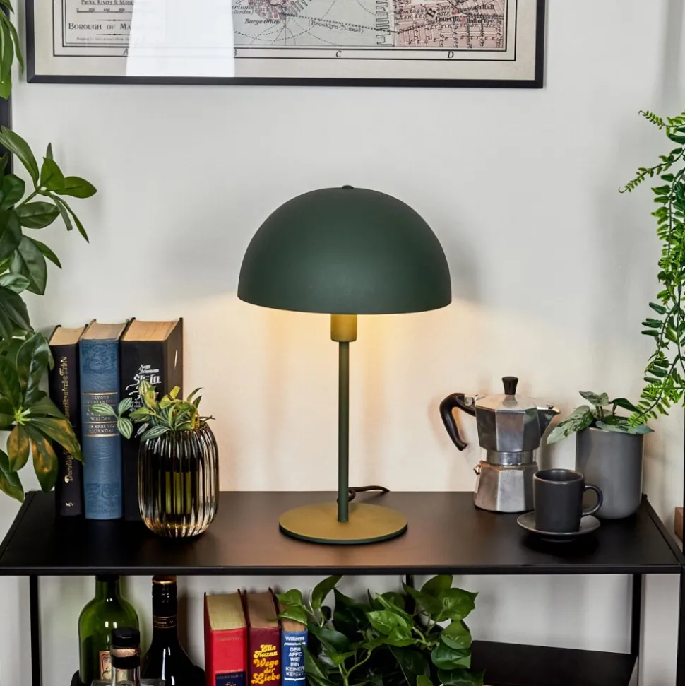 Lampe De Table Vivian Vert, 1 Lumiere