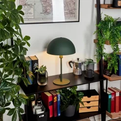 Lampe De Table Vivian Vert, 1 Lumiere