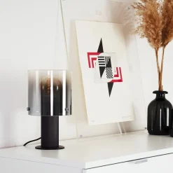 Lampe De Table Wichita Noir, 1 Lumiere