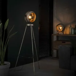 Lampe De Table Witmarsum Argente, 1 Lumiere