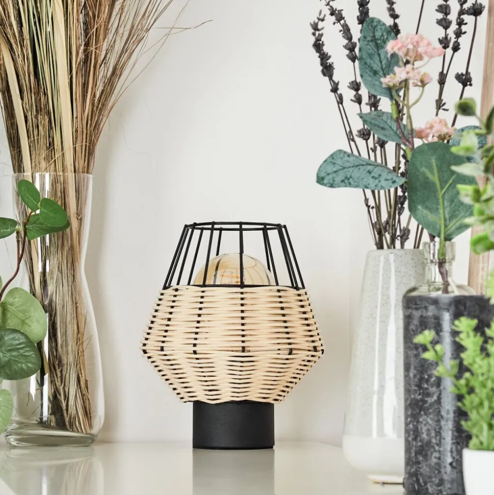 Lampe De Tablebenagil Noir, 1 Lumiere
