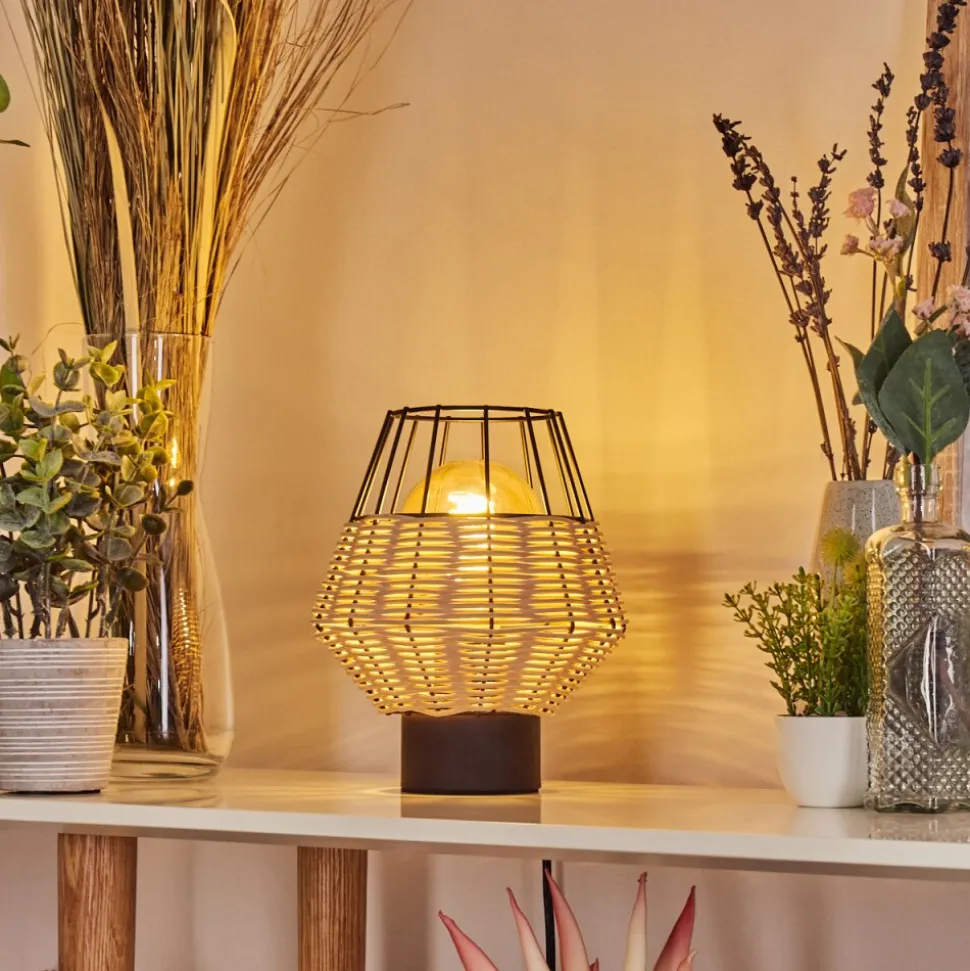 Lampe De Tablebenagil Noir, 1 Lumiere