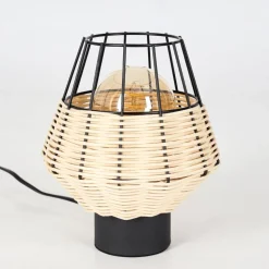 Lampe De Tablebenagil Noir, 1 Lumiere