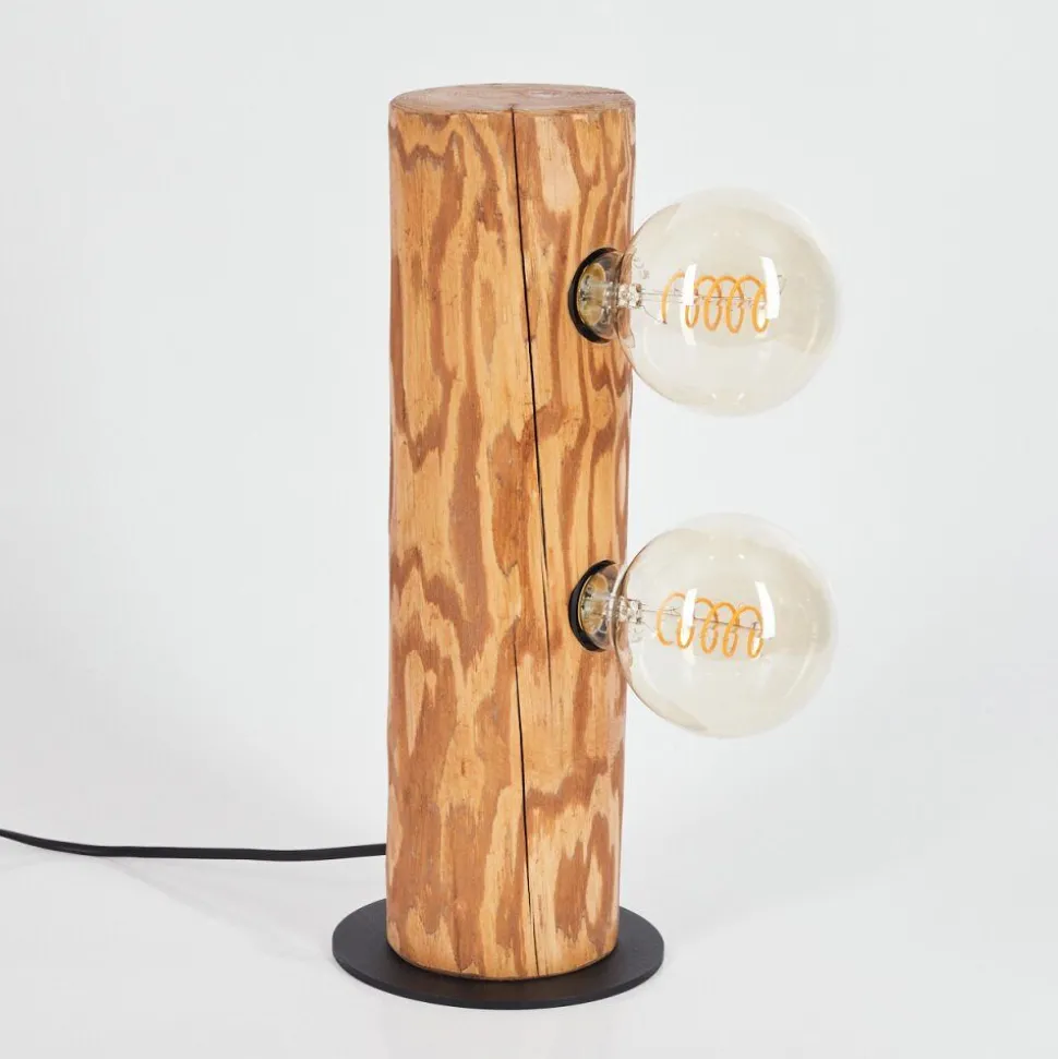 Lampe De Tablecanedo Ecru, Noir, 2 Lumieres