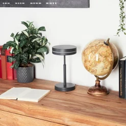 Lampe De Tablehuallilemu Led Noir, 1 Lumiere