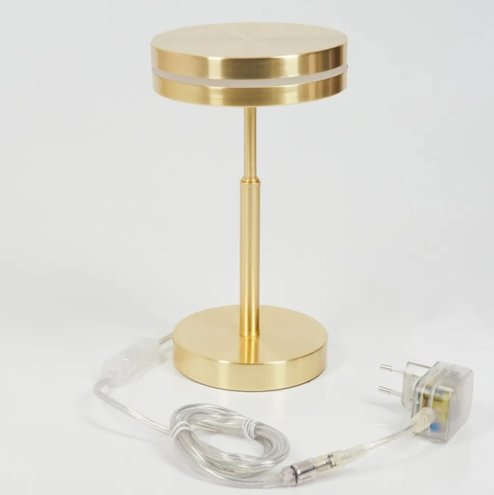 Lampe De Tablehuallilemu Led Laiton, 1 Lumiere