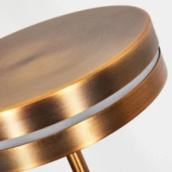Lampe De Tablehuallilemu Led Vieux Laiton, 1 Lumiere