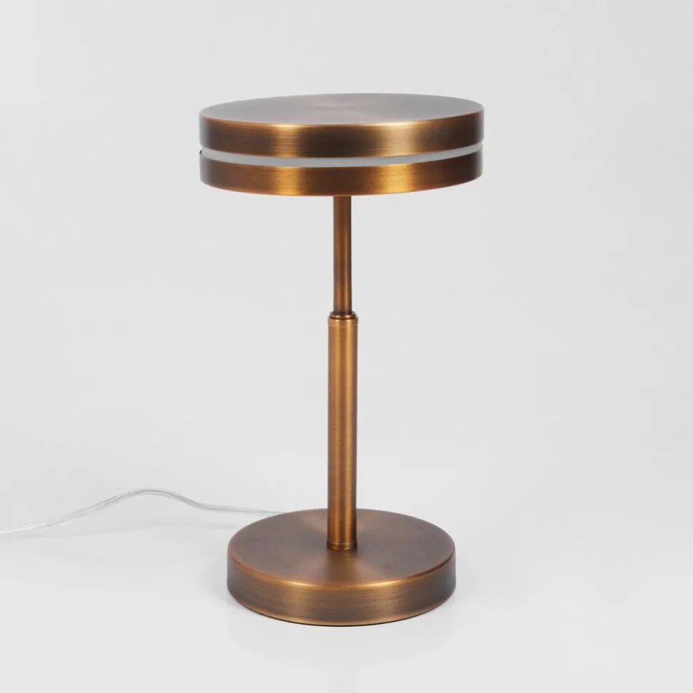 Lampe De Tablehuallilemu Led Vieux Laiton, 1 Lumiere