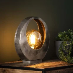 Lampe De Tablemagredis Argente, 1 Lumiere