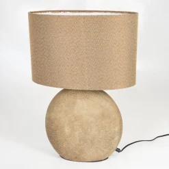 Lampe De Tablemanariz Brun, 1 Lumiere