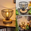 Lampe De Tableomba Ecru, Noir, 1 Lumiere