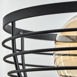 Lampe De Tableomba Ecru, Noir, 1 Lumiere