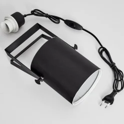 Lampe De Tablepuelches Noir, 1 Lumiere