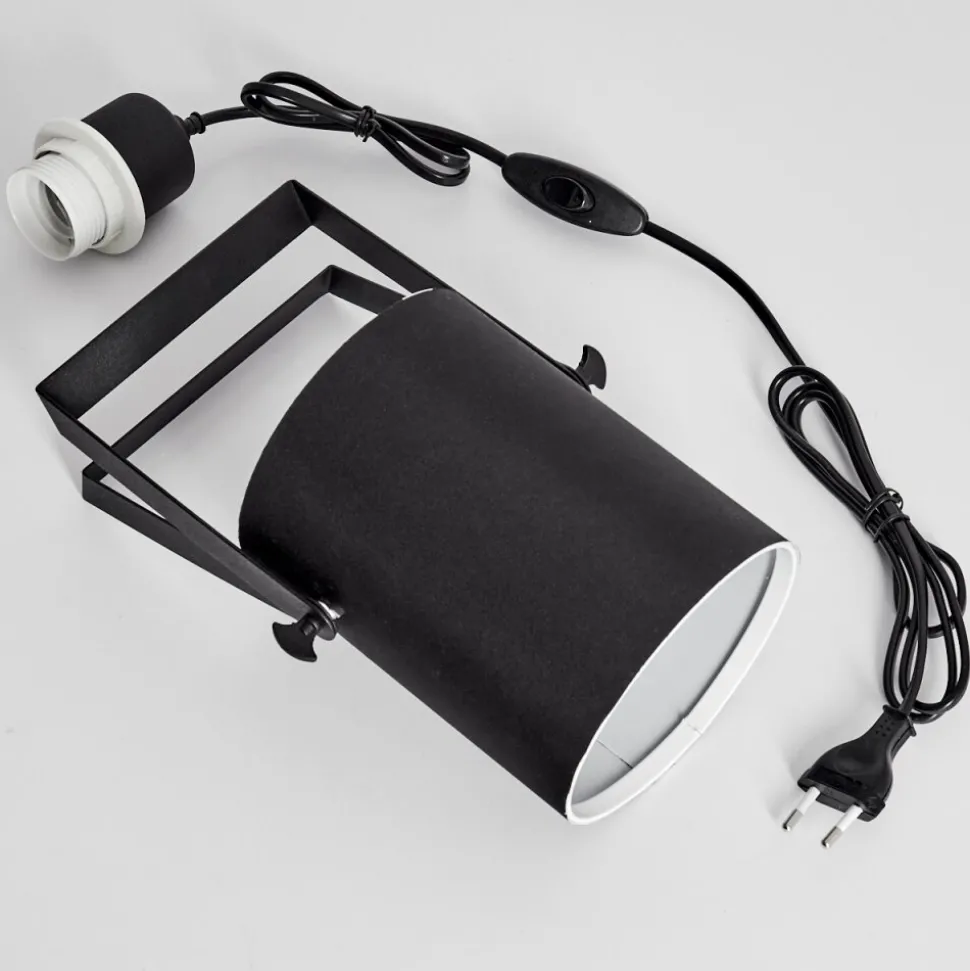 Lampe De Tablepuelches Noir, 1 Lumiere
