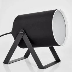 Lampe De Tablepuelches Noir, 1 Lumiere