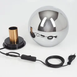 Lampe De Tablerecoutas Noir, 1 Lumiere
