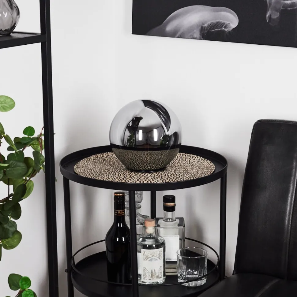 Lampe De Tablerecoutas Noir, 1 Lumiere