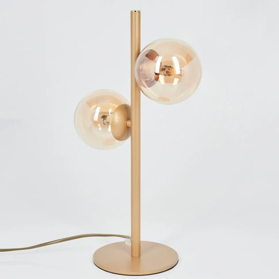 Lampe De Tableremaisnil Laiton, 2 Lumieres