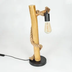 Lampe De Tableriekje Ecru, Noir, 1 Lumiere